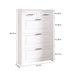 Meuble à chaussures d'entrée avec porte-manteau, banc, 5 patères et étagère de rangement, blanc
