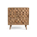 Commode 3 tiroirs en bois de manguier