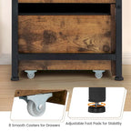 Banc ottoman de rangement Costway, coffre de rangement en bois avec couvercle à charnière - Voir détails