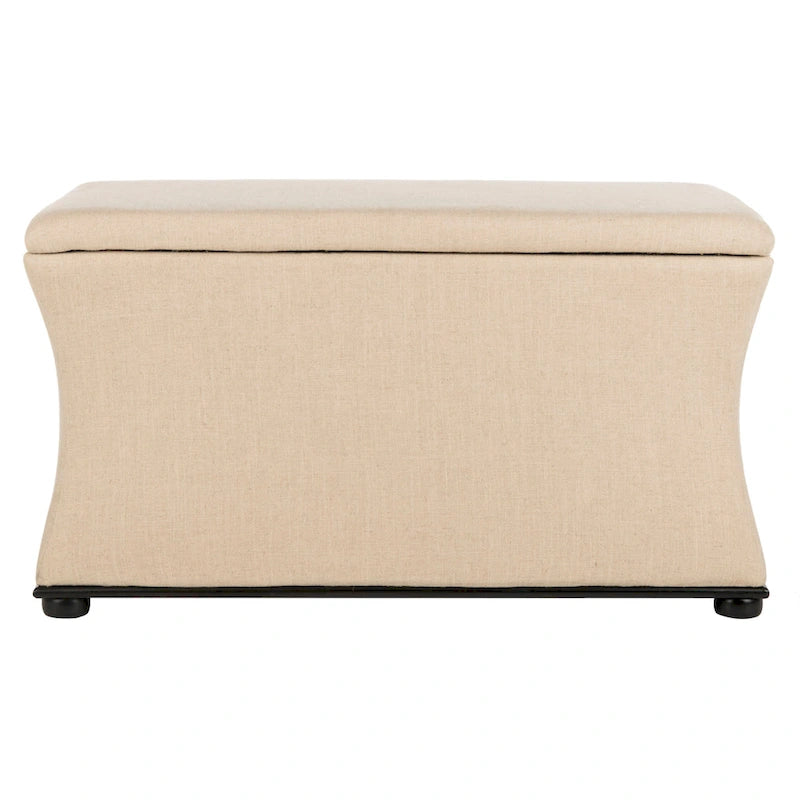 Banc de rangement en lin - 36 po L x 19 po P x 21 po H