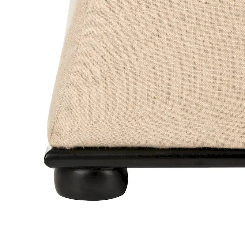 Banc de rangement en lin - 36 po L x 19 po P x 21 po H