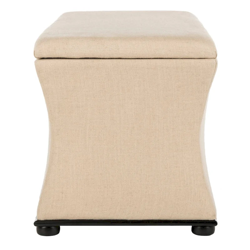 Banc de rangement en lin - 36 po L x 19 po P x 21 po H