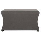 Banc de rangement en lin - 36 po L x 19 po P x 21 po H