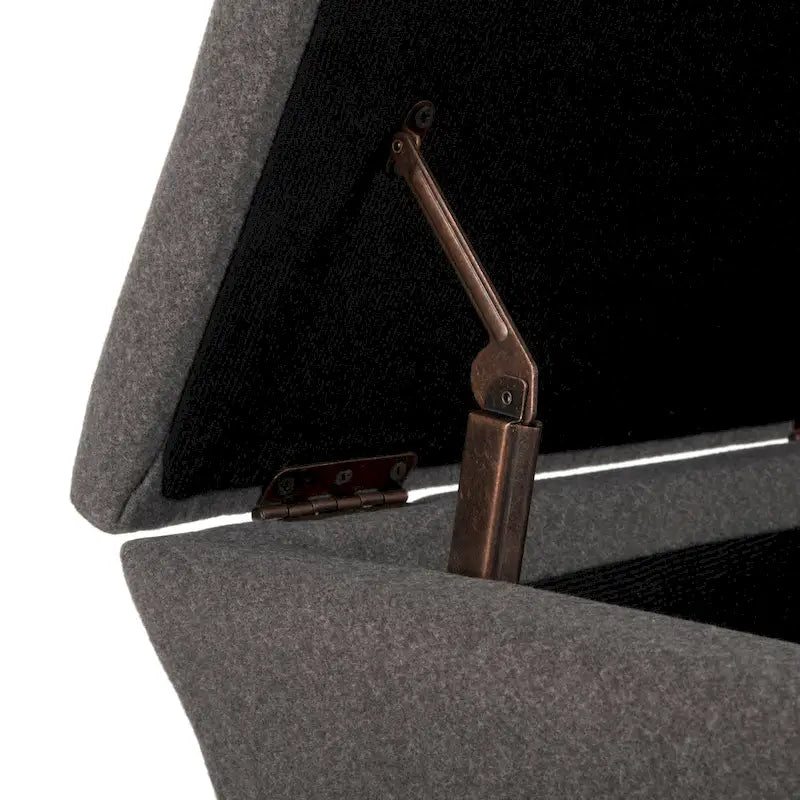 Banc de rangement en lin - 36 po L x 19 po P x 21 po H