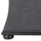Banc de rangement en lin - 36 po L x 19 po P x 21 po H