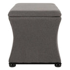 Banc de rangement en lin - 36 po L x 19 po P x 21 po H