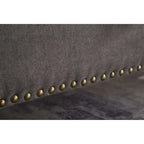 Banc de rangement avec couvercle capitonné, 150 cm