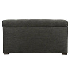 Banc de rangement capitonné à 8 boutons