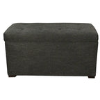 Banc de rangement capitonné à 8 boutons