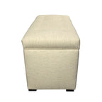 Banc de rangement capitonné à 8 boutons
