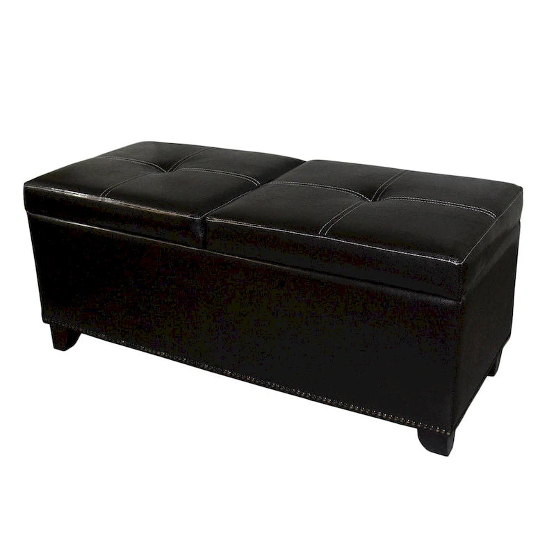 Banc de rangement avec table relevable