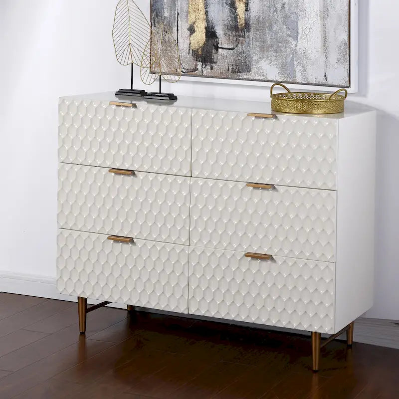 Commode d'appoint à six tiroirs