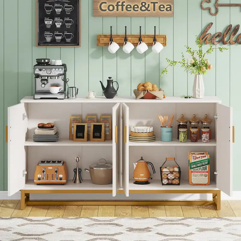 Buffet avec compartiments de rangement