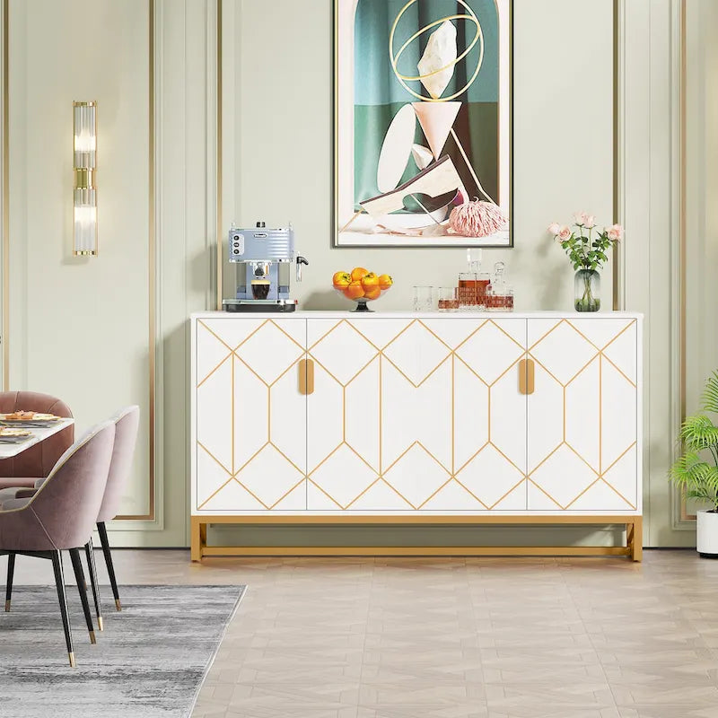 Buffet avec compartiments de rangement