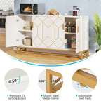 Buffet avec compartiments de rangement
