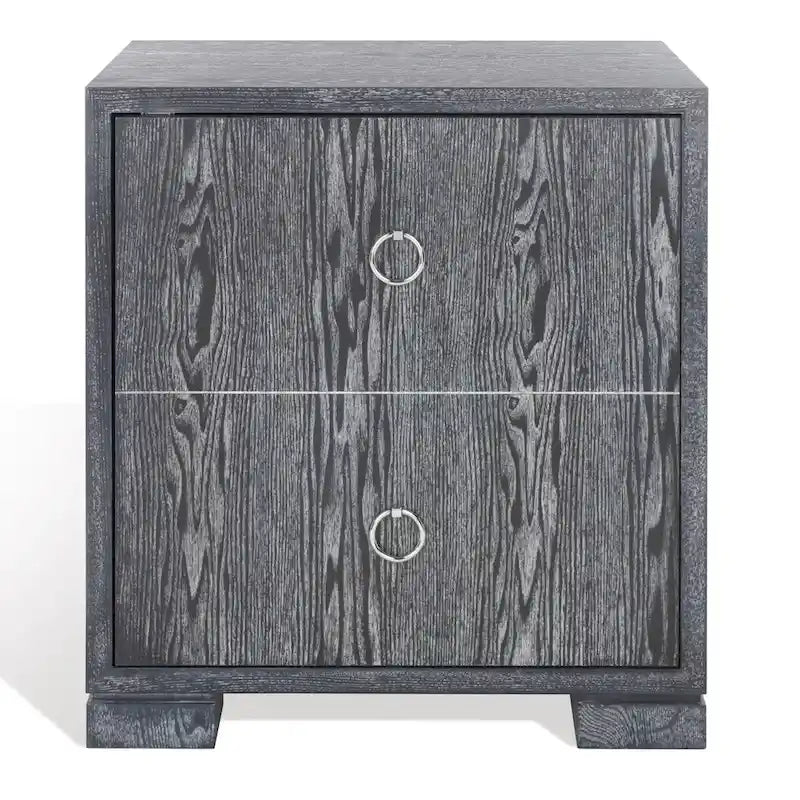 Coffre de rangement laqué blanc et or – 61 cm (L) x 46 cm (P) x 66 cm (H)