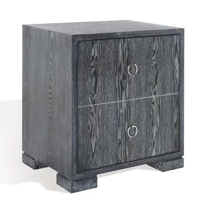 Coffre de rangement laqué blanc et or – 61 cm (L) x 46 cm (P) x 66 cm (H)