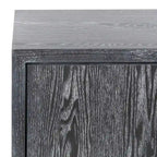 Coffre de rangement laqué blanc et or – 61 cm (L) x 46 cm (P) x 66 cm (H)