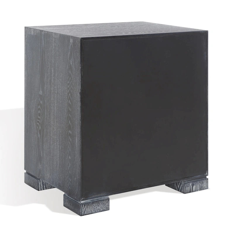 Coffre de rangement laqué blanc et or – 61 cm (L) x 46 cm (P) x 66 cm (H)
