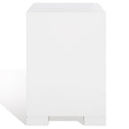 Coffre de rangement laqué blanc et or – 61 cm (L) x 46 cm (P) x 66 cm (H)