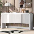 Meuble de rangement en bois à 4 portes pour salon/entrée/couloir