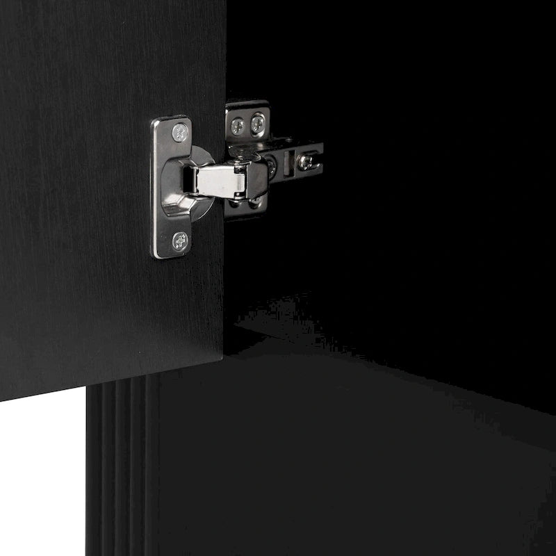 Meuble de rangement en bois à 4 portes pour salon/entrée/couloir