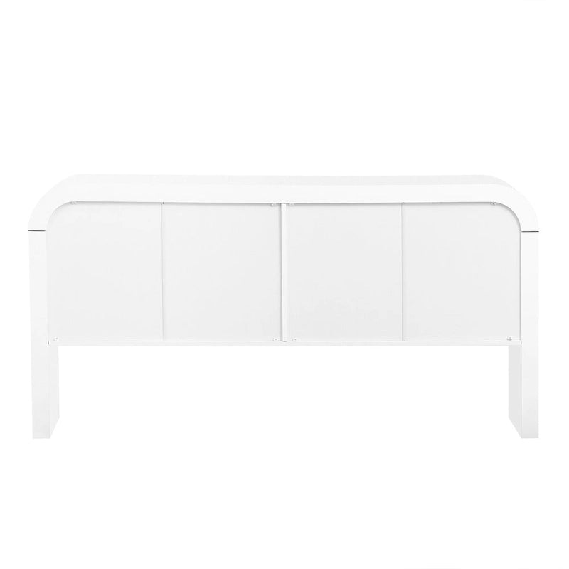 Meuble de rangement en bois à 4 portes pour salon/entrée/couloir