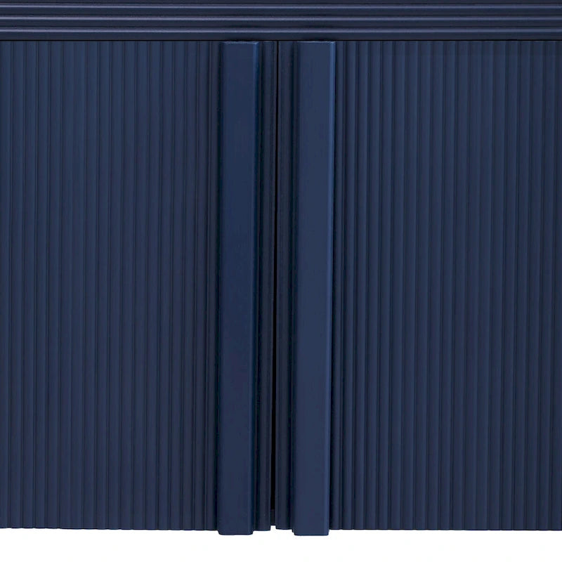 Meuble de rangement en bois à 4 portes pour salon/entrée/couloir