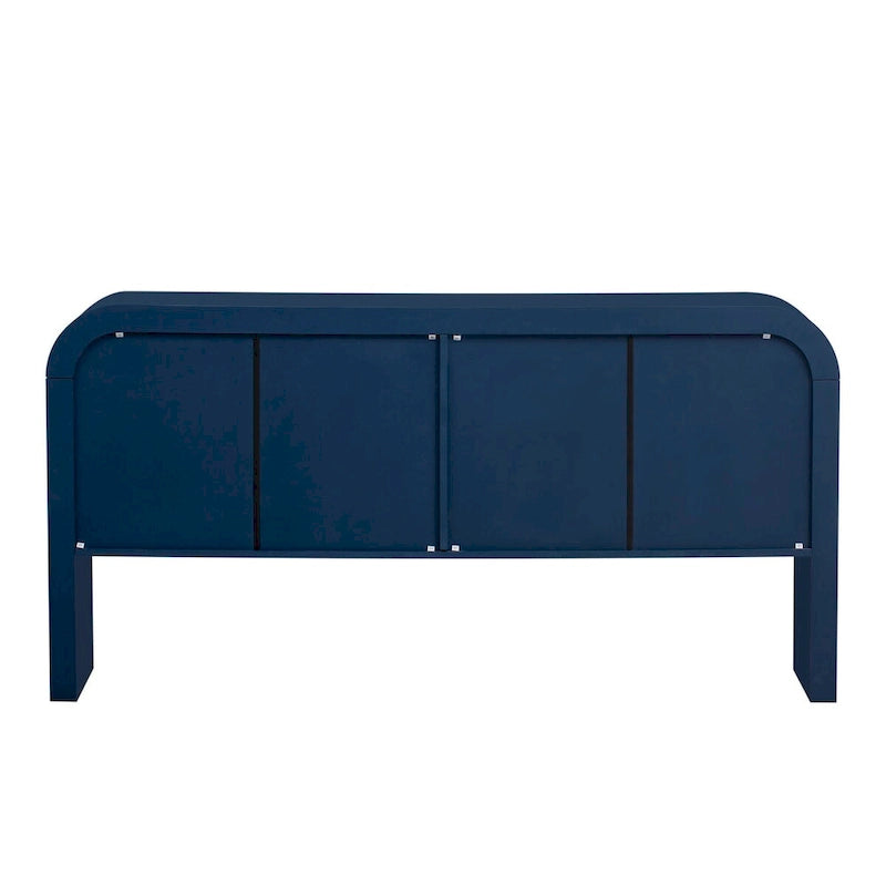 Meuble de rangement en bois à 4 portes pour salon/entrée/couloir