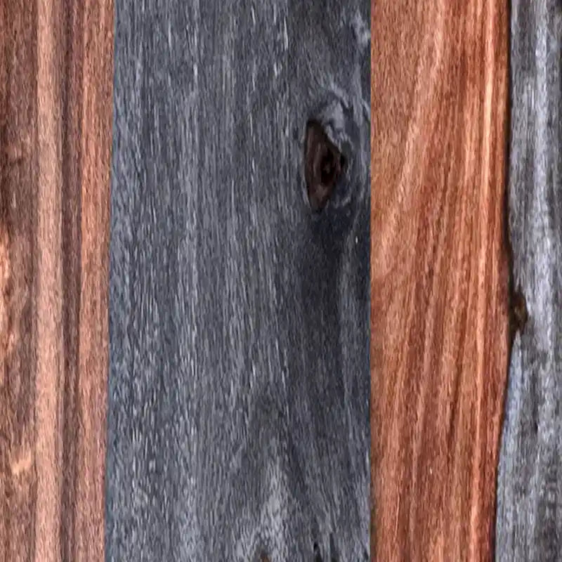 Banc en bois massif avec pieds en métal en X