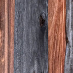 Banc en bois massif avec pieds en métal en X