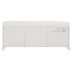 Banc de rangement avec 2 tiroirs, 2 placards et un coussin amovible