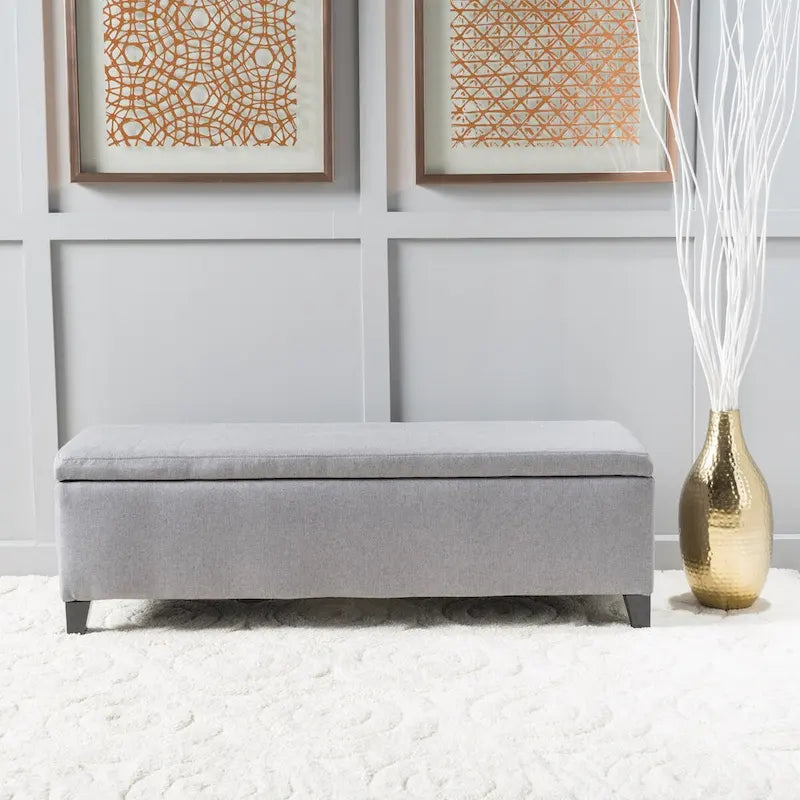 Banc Ottoman de Rangement Rembourré