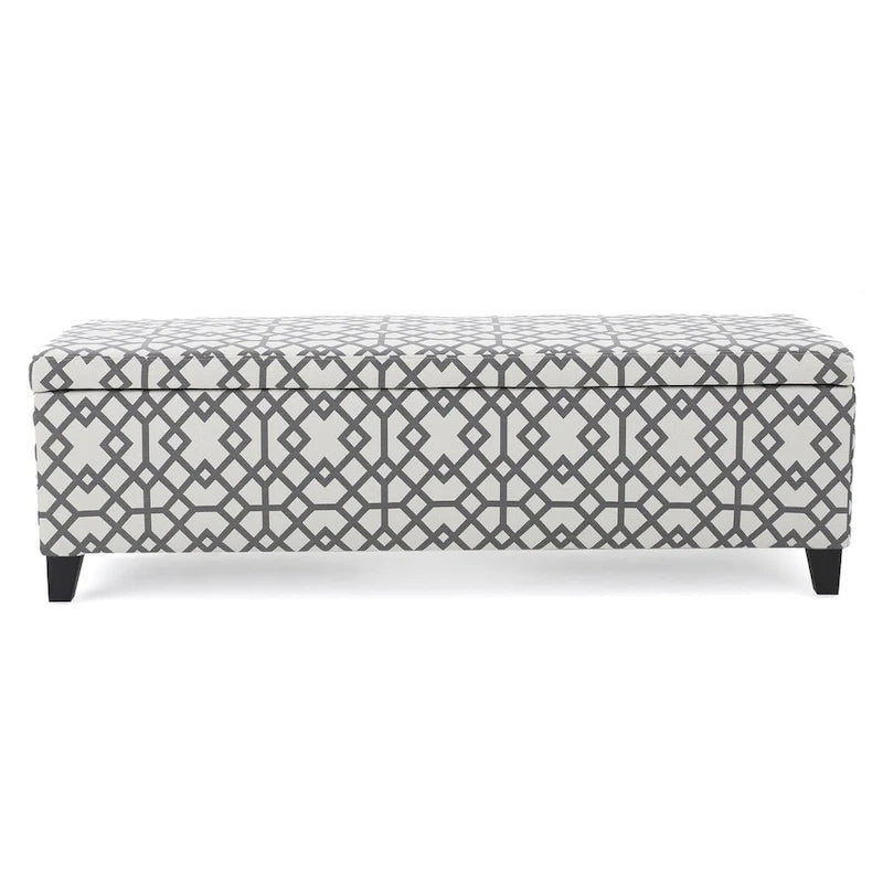 Banc Ottoman de Rangement Rembourré