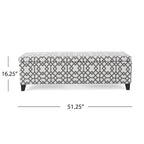 Banc Ottoman de Rangement Rembourré