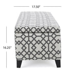 Banc Ottoman de Rangement Rembourré