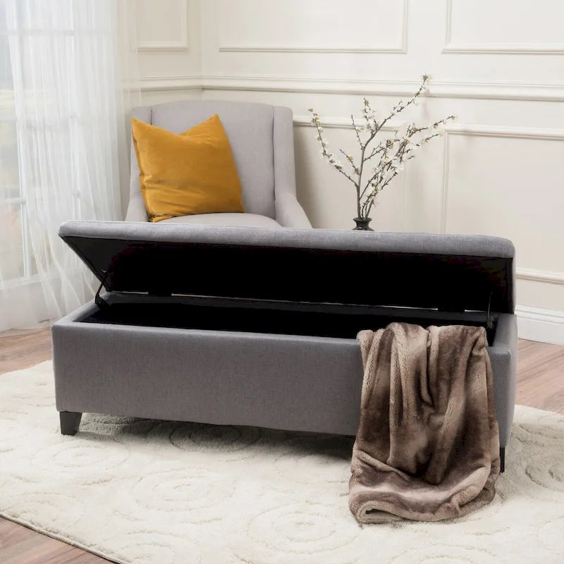 Banc Ottoman de Rangement Rembourré
