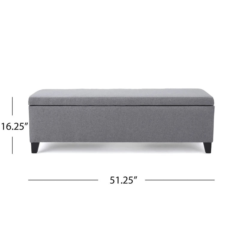 Banc Ottoman de Rangement Rembourré