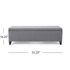 Banc Ottoman de Rangement Rembourré