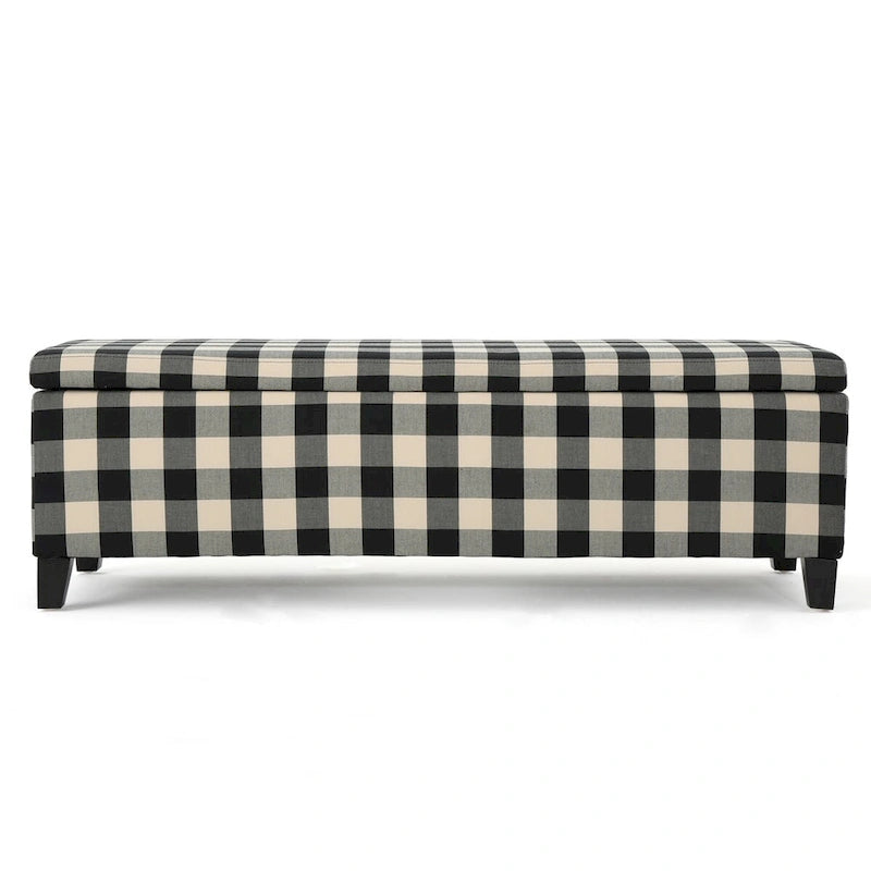Banc Ottoman de Rangement Rembourré
