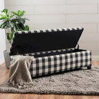 Banc Ottoman de Rangement Rembourré