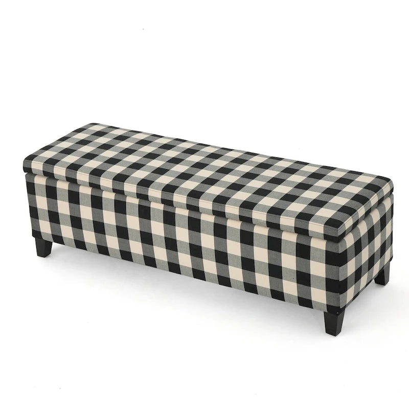Banc Ottoman de Rangement Rembourré