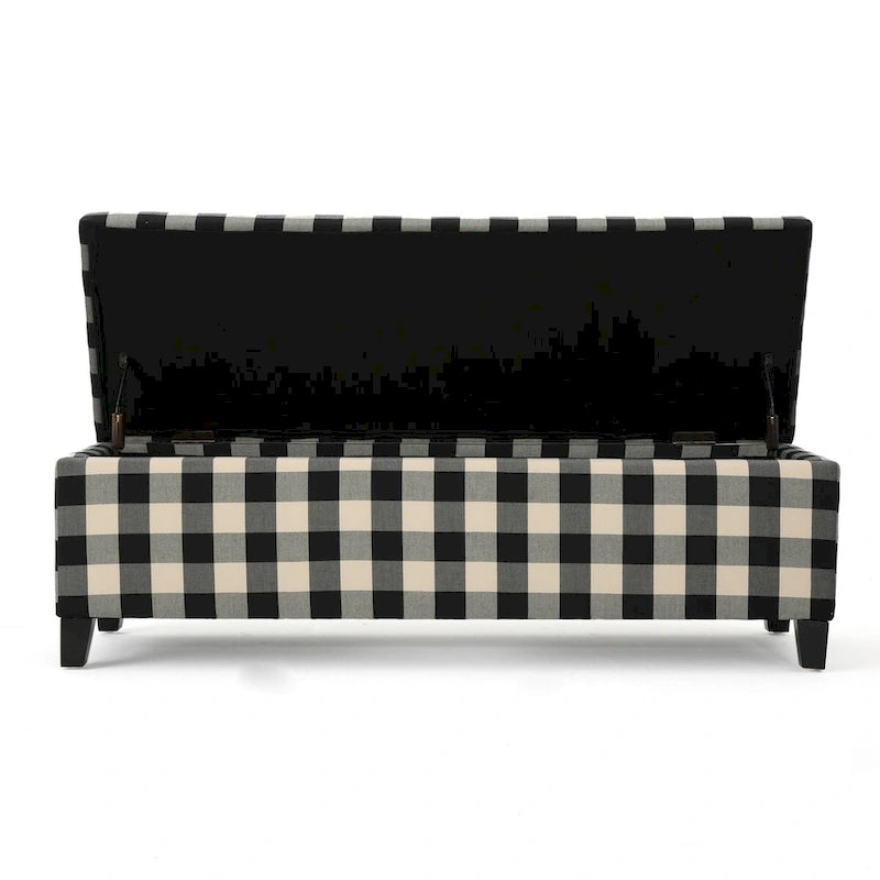 Banc Ottoman de Rangement Rembourré