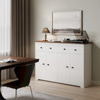 Buffet de rangement avec 2 tiroirs et 4 portes