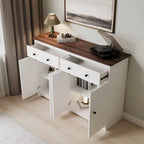 Buffet de rangement avec 2 tiroirs et 4 portes