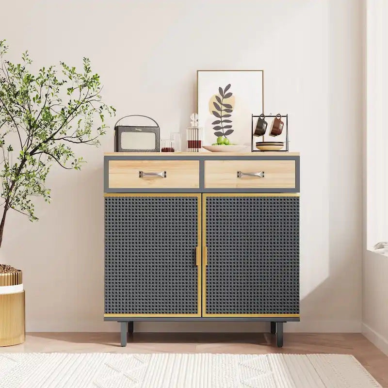 Buffet avec tiroirs et portes