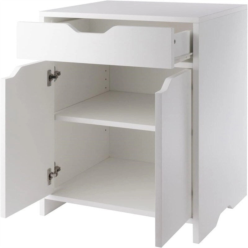 Meuble de rangement 2 étagères avec tiroir