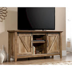 Meuble TV avec portes coulissantes façon grange