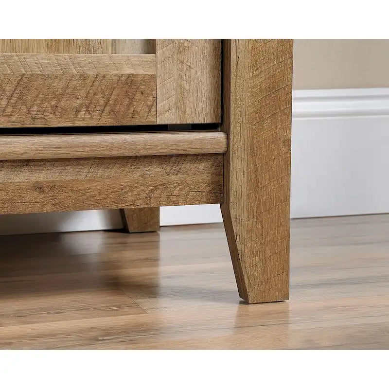 Meuble TV avec portes coulissantes façon grange