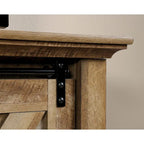 Meuble TV avec portes coulissantes façon grange